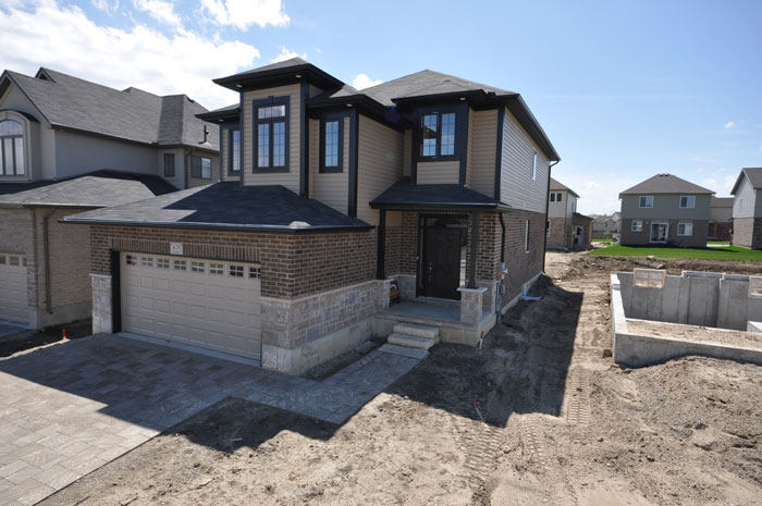 Royal Premier Homes - Eco Friendly Home Builders London - Beaverbrook II - House Outside Front View