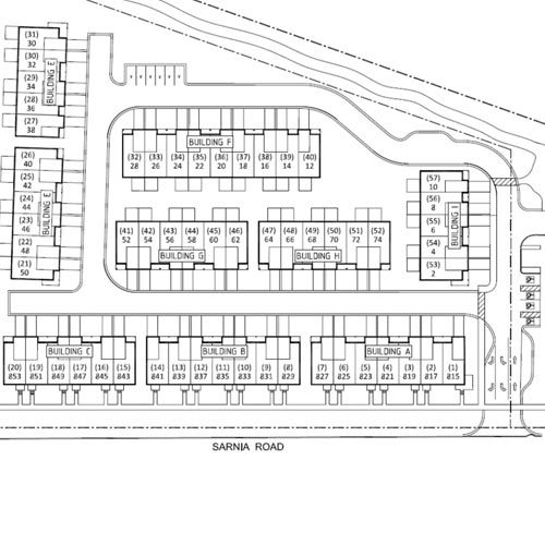 Royal Premier Homes - Home Developments London - Western Village - Map Image